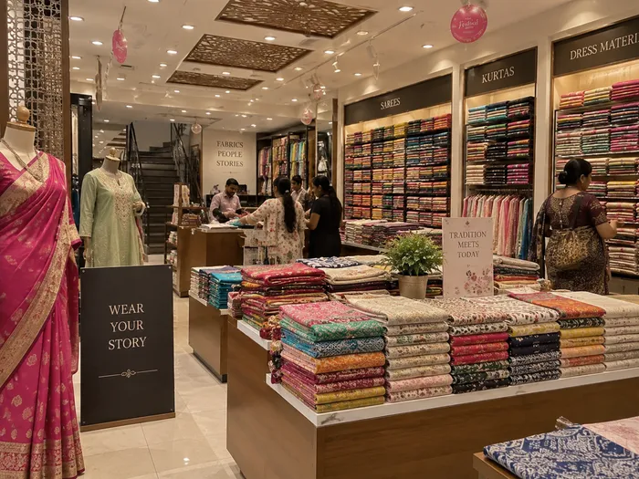 Cloth store using Store Mitr for billing and inventory