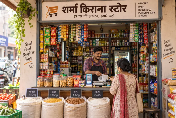 राशन की दुकान में बिलिंग और स्टॉक के लिए StoreMitr का इस्तेमाल