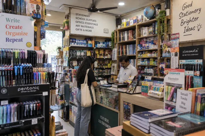 स्टेशनरी की दुकान में बिलिंग और स्टॉक के लिए StoreMitr का इस्तेमाल
